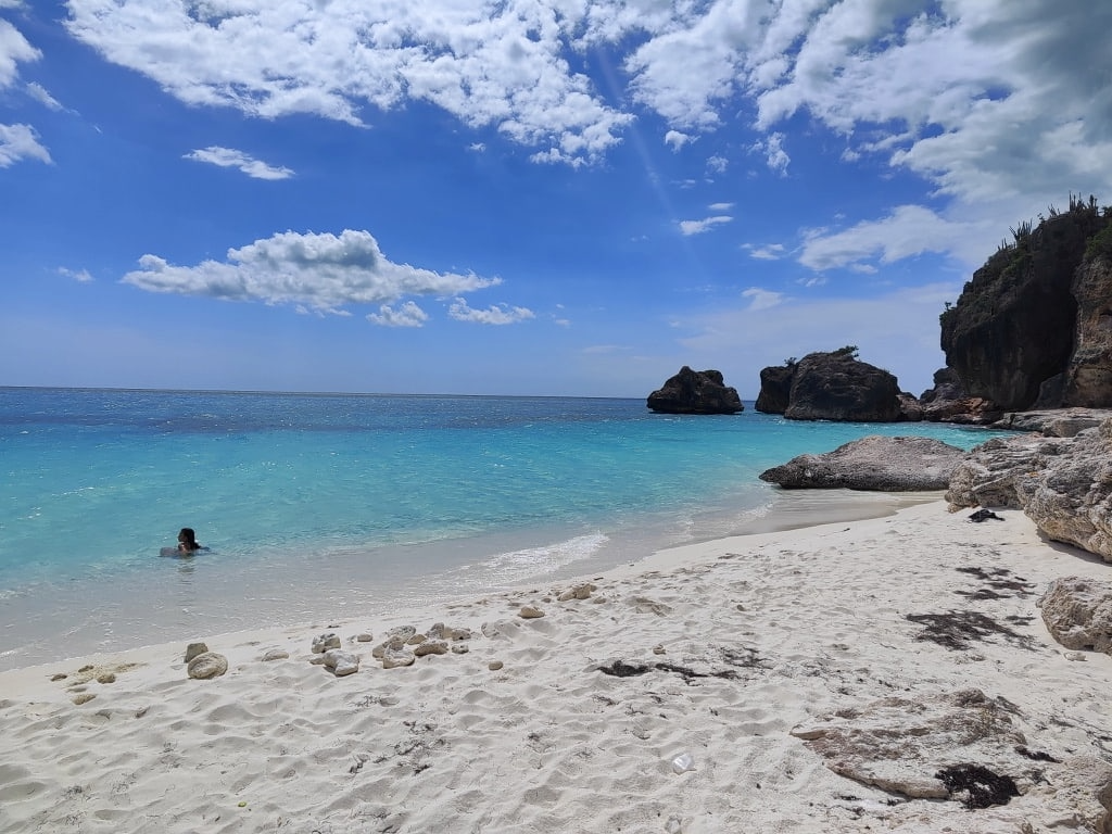 Hidden beach in Dominican Republic